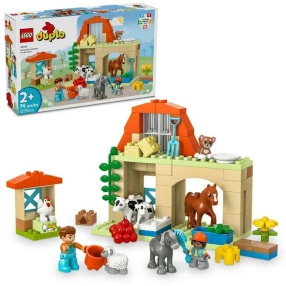 Lego Duplo Caring for Animals at the Farm 10416 Set Incomplete 67/74 Pieces - Picture 7 of 7